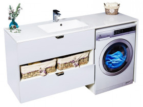 Фото Тумба Буль-Буль Vivara с умывальником Lauretta 1500 Фото Тумба Буль-Буль Vivara с умывальником Lauretta 1500