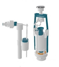 Фото Комплект сливной арматуры с функцией START-STOP и клапаном боковой подачи воды NOVA (4366) Фото Комплект сливной арматуры с функцией START-STOP и клапаном боковой подачи воды NOVA (4366)