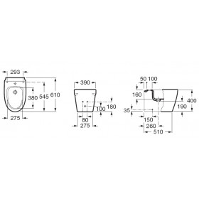 Фото 1 Биде Roca Khroma (357657000)