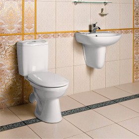 Фото 2 Унитаз компакт Омега White