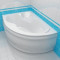 Фото 1 Панель для акриловой ванны Cersanit Adria 150 левая