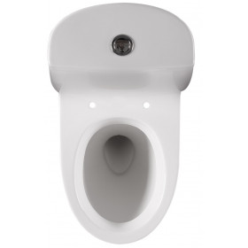 Фото 2 Унитаз-компакт Colombo Лотос Basic с сиденьем из полипропилена (вертикальный выпуск)