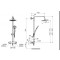 Фото 1 5716-910-00 CLASSIC Смеситель термостатический с душевой системой LUNA