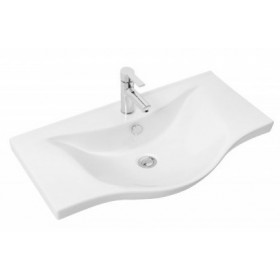 Фото 3 Тумба Ювента Trento Trn-75 бежевый с умывальником Vittoria-75