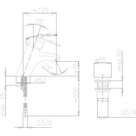 Фото 1 562-815-00 RUBIN Смеситель для умывальника