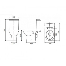 Фото 1 Унитаз-компакт Kolo Freja Premium (L79047000)