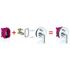 Фото 3 Ravak Rosa RS 065.00 Смеситель скрытого монтажа с переключателем для R-box
