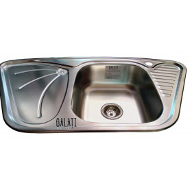 Фото 3 Кухонная мойка Galati Meduză Nova Satin