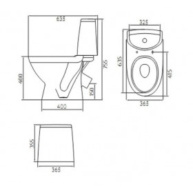 Фото 2 Унитаз-компакт Kolo Runa (L89201)