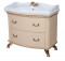 Фото Тумба с умывальником Аква Родос Арт Деко 100 см (айвори)