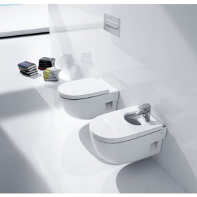 Фото 1 Сиденье для биде Roca Meridian-N Compacto дюропласт Soft (8062AC004)