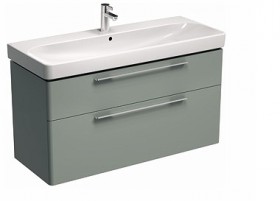 Фото Kolo Traffic Тумба под умывальник 120 см, платиновый глянец (89440-000)