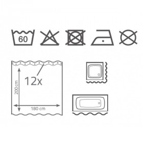 Фото 2 Шторка для ванной Ridder Paillette 483.24