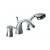 Фото 585-230-00 CYRKON Смеситель для ванны на три отверстия, L=190 мм (ручка Decorum)