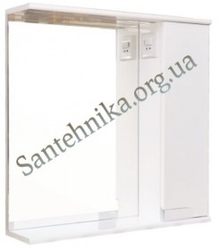 Фото Дз1750 Зеркало Simple white 50 правое