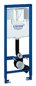 Фото Инсталляционная система Grohe Rapid SL д/унитаза, выс. - 1,13 м, шир. - 0,42 м (38713001)