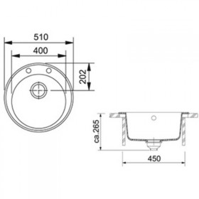 Фото 1 Кухонная мойка Franke Ronda ROG 610 Сахара (114.0254.792)