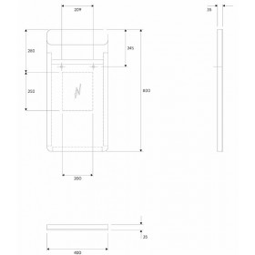 Фото 1 Kolo Traffic Зеркало с подсветкой  (88421-000)