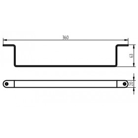 Фото 1 Haceka IXI Держатель д/полотенца (415106)