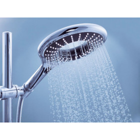 Фото 2 Лейка для душа Grohe Rainshower Icon (2 режима), хр/фиолет (27448000)