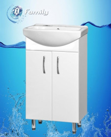 Фото Тумба A Family 1-01 Изео 55 Эконом с умывальником Изео 55