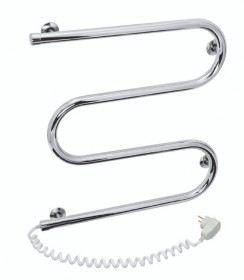 Фото Теплый Мир Змейка 500х535 мм хром