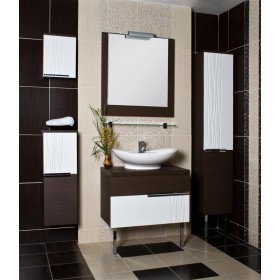 Фото 1 Тумба подвесная Ювента MATRIX МХ-75M с умывальником Mili 645