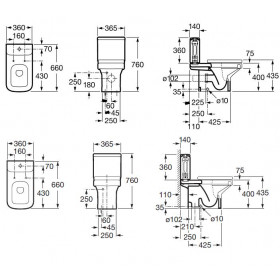 Фото 1 Сиденье для унитаза Roca Dama-N дюропласт Soft (80178С004)
