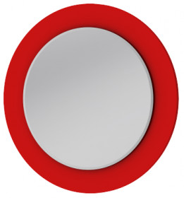 Фото Зеркало Botticelli Vanessa VnM 80 Красный