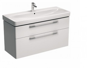 Фото Kolo Traffic Тумба под умывальник 120 см, белый глянец (89439-000)