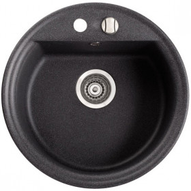 Фото Мойка кухонная Marmorin TANAT d.500 BLACK (270803002)