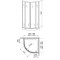 Фото 1 100-06565 Душевая кабина Aquaform LAZURO 90x90 Transparent, полукруг